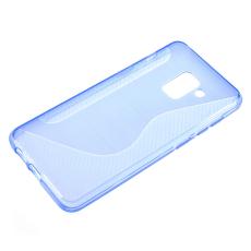 OEM - S-line Flexiskal till Samsung Galaxy A8 (2018) - Blå