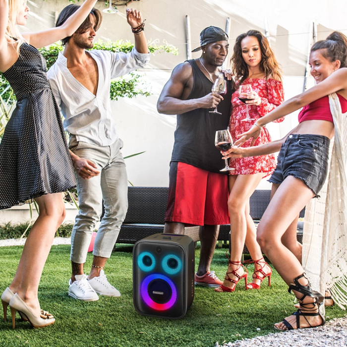 Tronsmart - Tronsmart Trådlös Högtalare 120W med 2 Mikrofoner Halo 200 - Svart