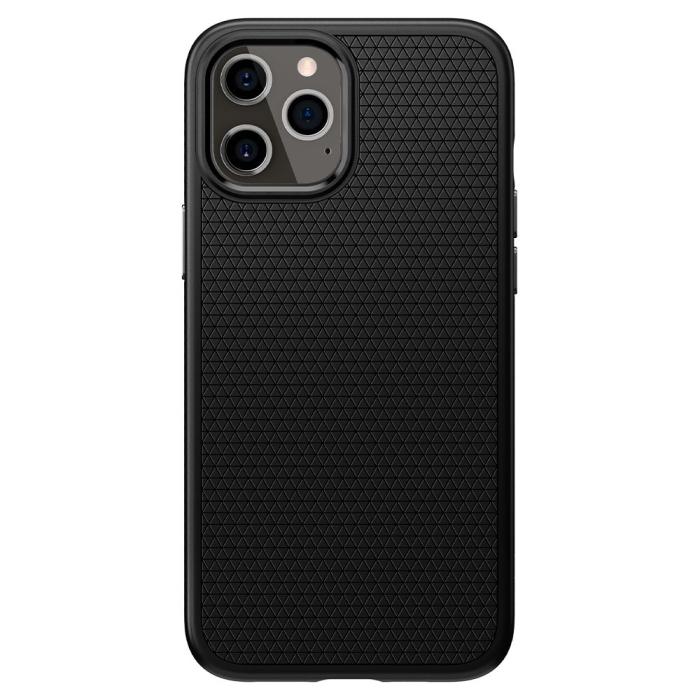 Spigen - SPIGEN Liquid Air iPhone 12 & 12 Pro - Matte Black