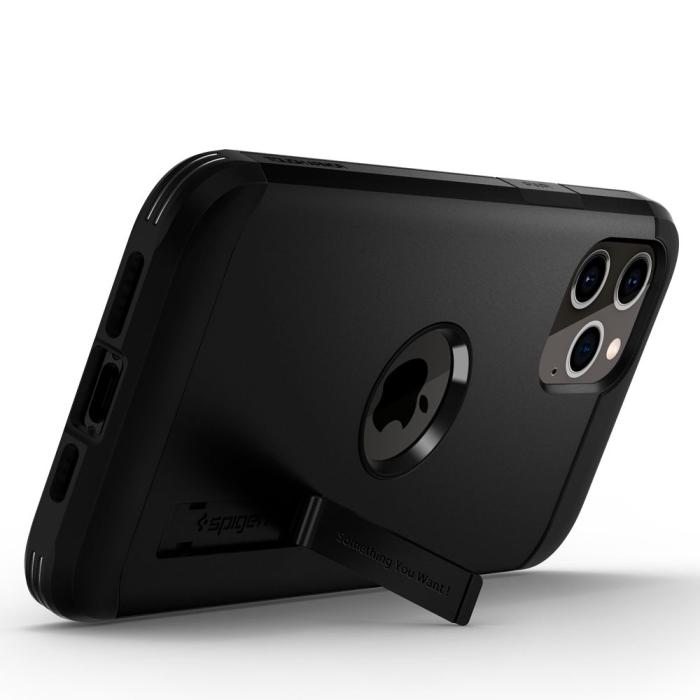 UTGATT - SPIGEN Tough Armor iPhone 12 & 12 Pro - Svart