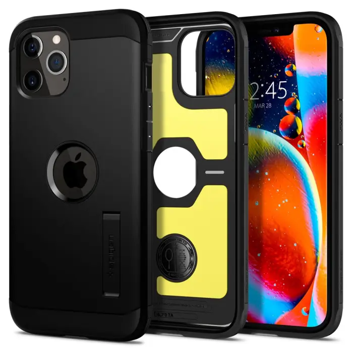 UTGATT - SPIGEN Tough Armor iPhone 12 & 12 Pro - Svart