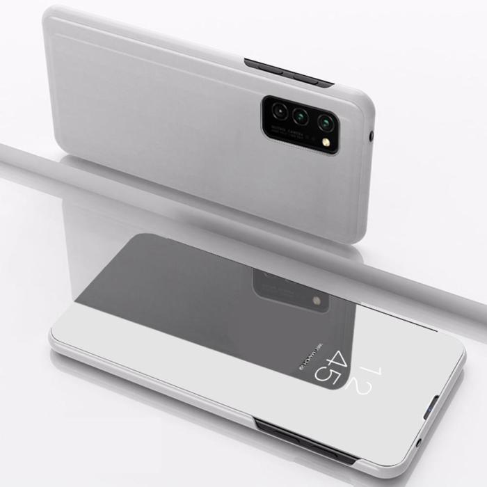 OEM - Clear View fodral för Samsung Galaxy A34 5G, silver