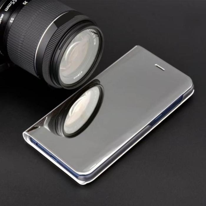 OEM - Clear View fodral för Samsung Galaxy A34 5G, silver