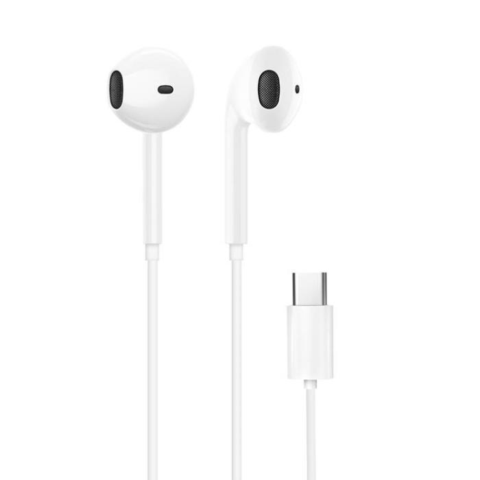 UTGATT - Dudao In-Ear Hörlurar med USB Typ-C Kontakt - Vit