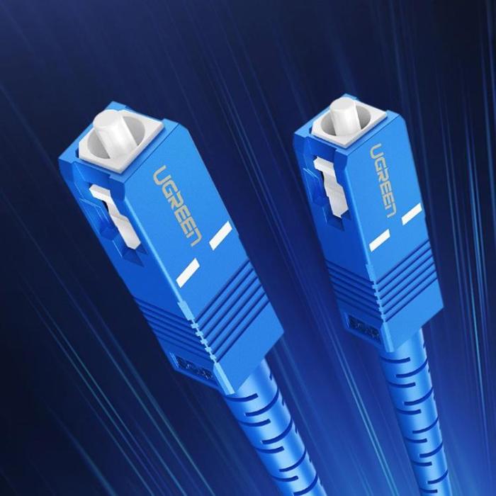 UTGATT - Ugreen SC-SC Single Mode Optical Fiber Nätverk kabel 3 m Gul