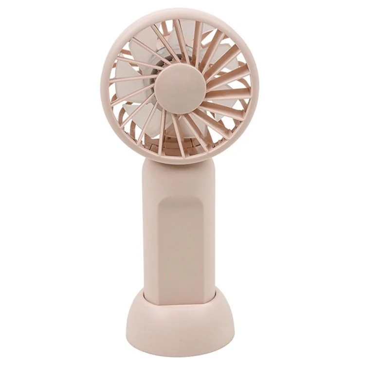 Bärbar Handhållen Fläkt med Avtagbar Bas - Rosa | 264 | AlltMobil