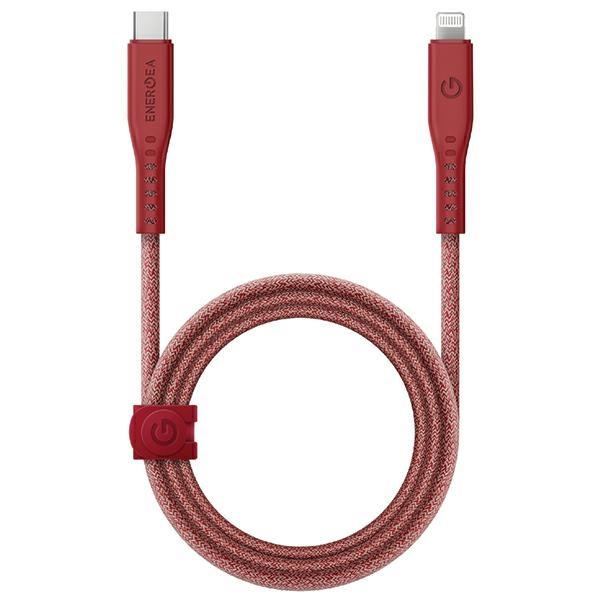 Energea USB-C till Lightning Kabel 60W 3A 1.5m - Röd | 3541 | AlltMobil
