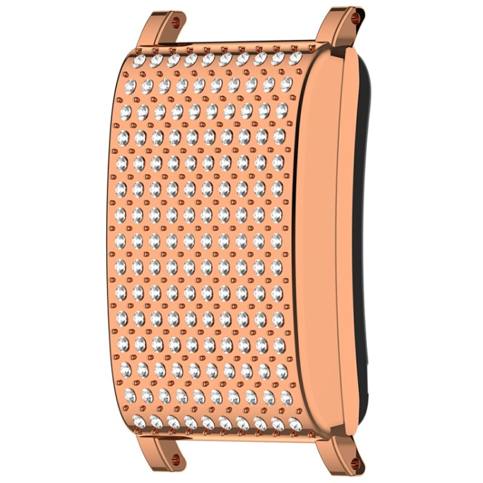 A-One Brand - Whoop 3.0/4.0/5.0 Skal Rhinestone Decor - Rosa Guld
