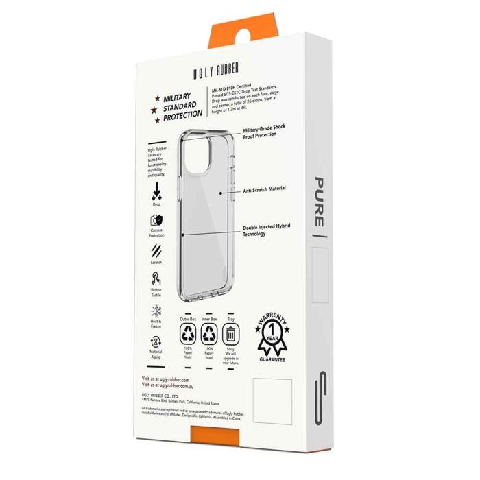 OEM - Ful Gummi Rent skal för Samsung Galaxy S23 Ultra klart