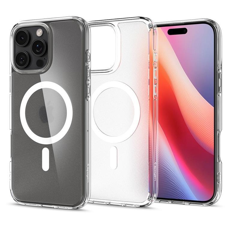 Spigen iPhone 16 Pro Mobilskal MagSafe Ultra Hybrid - Frost Clear | 2353 | AlltMobil