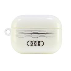 Audi - Audi AirPods Pro 2 Skal IML Geometriskt M&ouml;nster - Vit