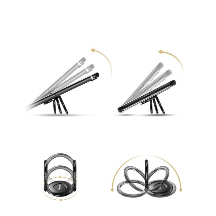 UTGATT1 - ESR Magnetic Phone Ring Svart
