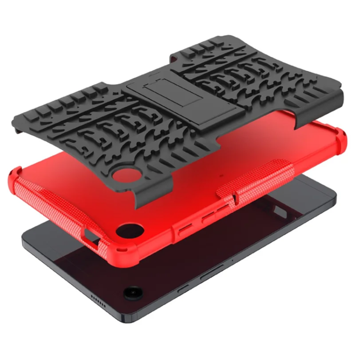 A-One Brand - Galaxy Tab A9 Mobilskal Kickstand Tire Texture