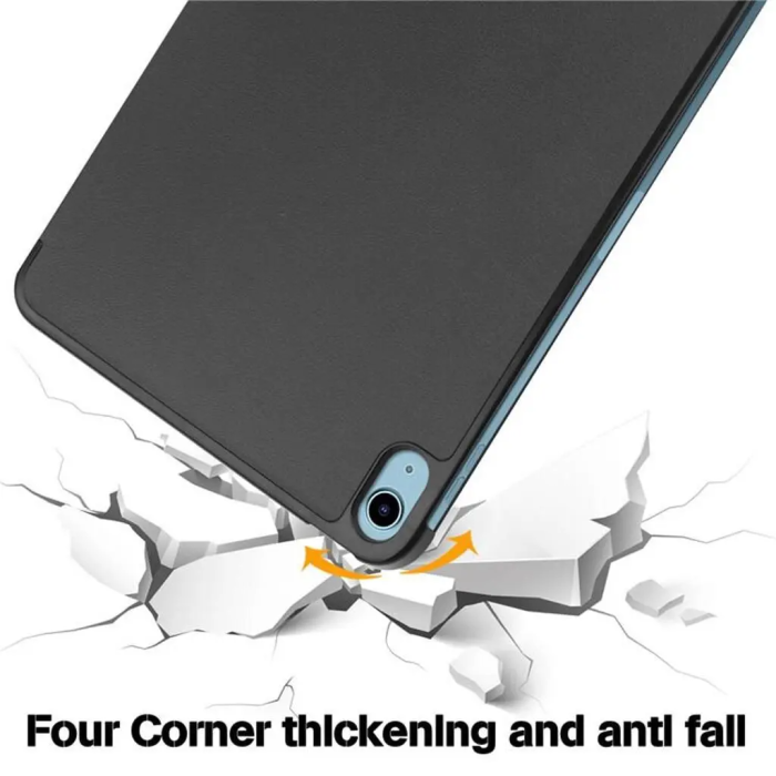 SiGN - SiGN iPad 10.9 (2022) Tri-fold Fodral med Stativ - Svart