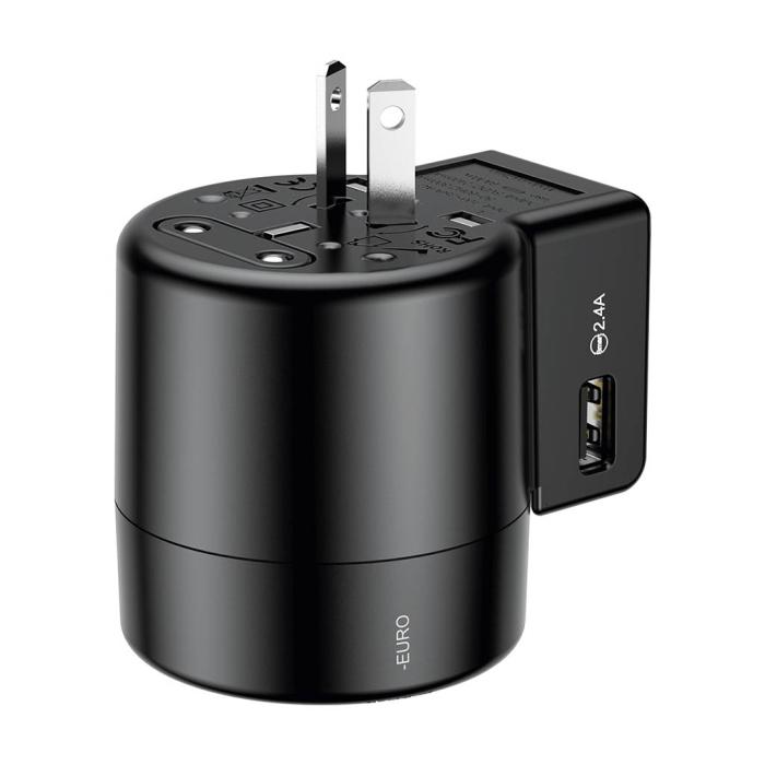 UTGATT1 - Baseus Rotation Universal reseladdare - Svart