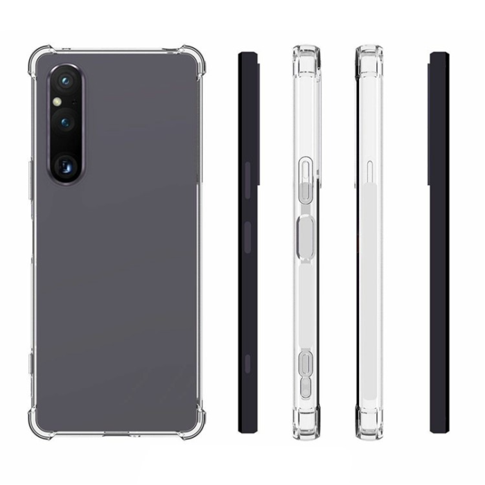 A-One Brand - Sony Xperia 1 V Mobilskal Shockproof Soft TPU - Clear