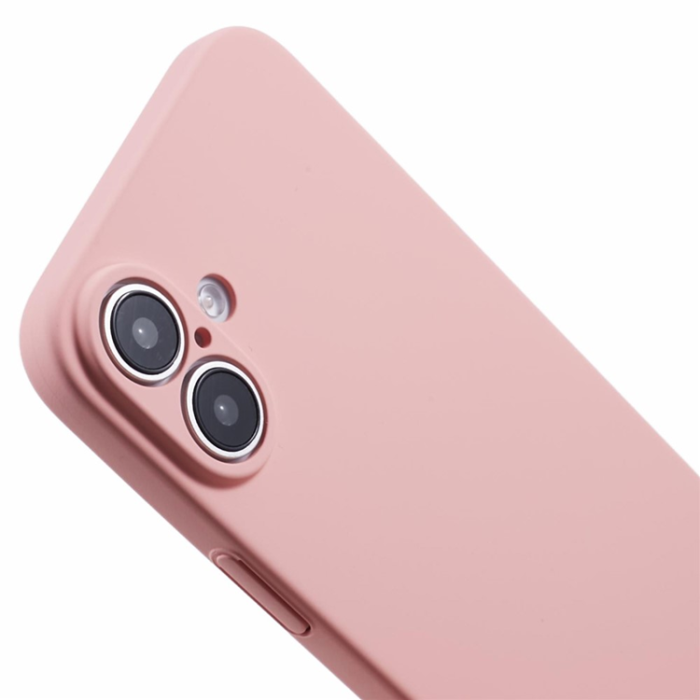 A-One Brand - iPhone 16 Plus Mobilskal Skin-Touch Rubberized PC - Rosa