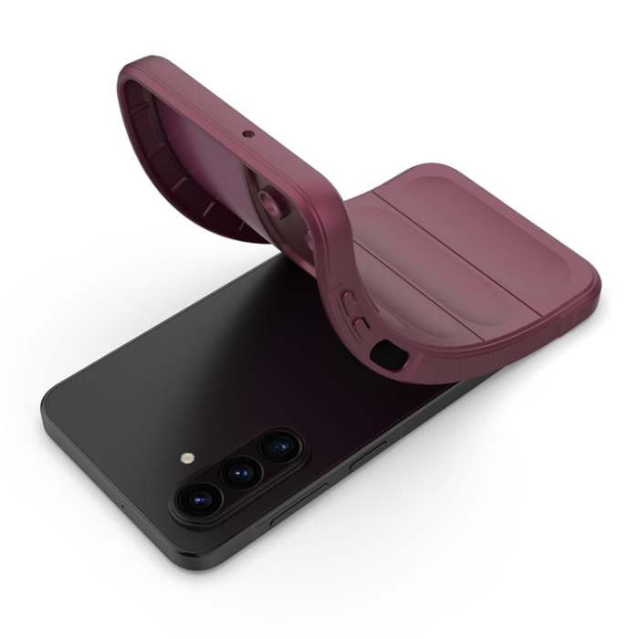 A-One Brand - Galaxy A17 5G Mobilskal Anti-Drop TPU Rugged - Vinröd 