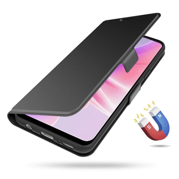 OEM - Mobilskal till Samsung Galaxy A37 Plast Stötsäker Med Kortfack - Svart