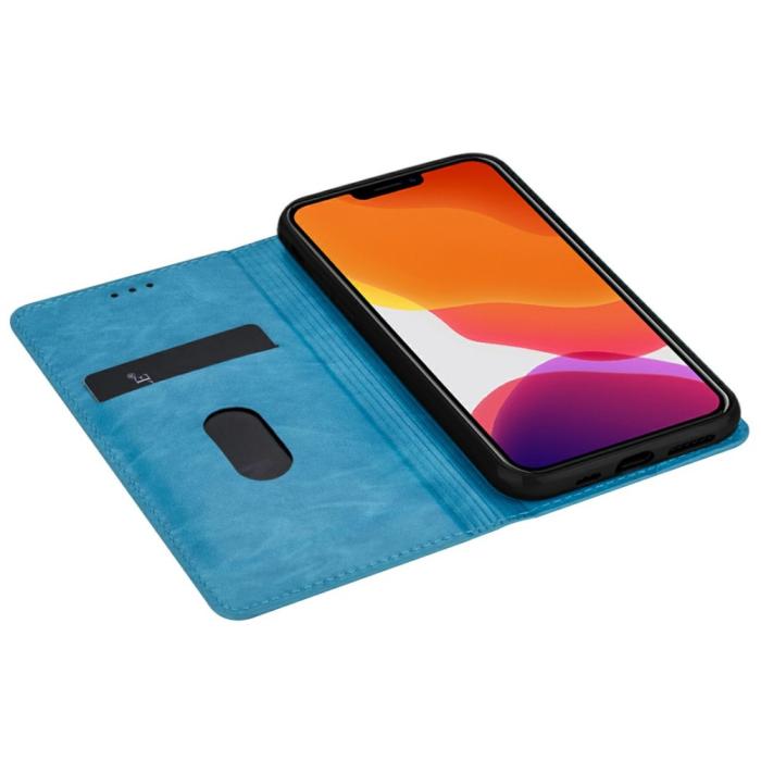 OEM - Glittrande Plånboksfodral iPhone 13 Mini - Blå