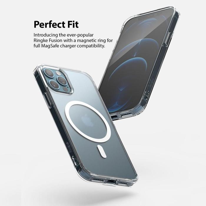 Ringke - Ringke Fusion Magnetic Magsafe iPhone 12 / 12 Pro - Matte Clear