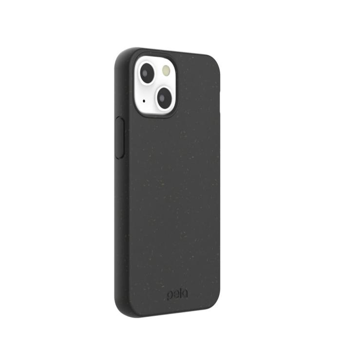 Pela - Pela Classic Miljövänligt Mobilskal iPhone 13 Mini - Svart