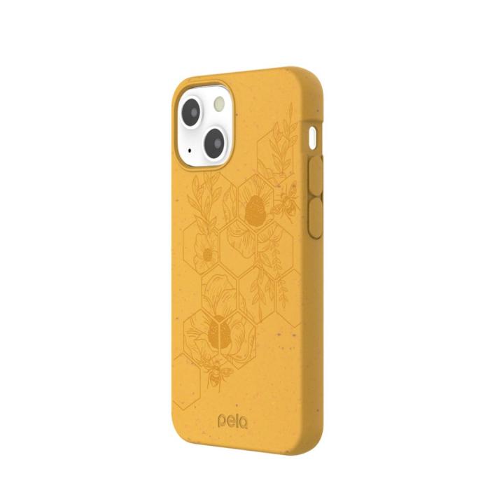 Pela - Pela Hive Edition Mobilskal iPhone 13 Mini - Classic Honey