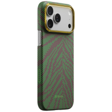 PITAKA - PITAKA Mobilskal F&ouml;r iPhone 17 Pro Magsafe Breath of Veins - Sprout Surge