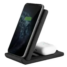 UNIQ - UNIQ 2-in-1 Trådlös laddare Vertex Duo - Grå