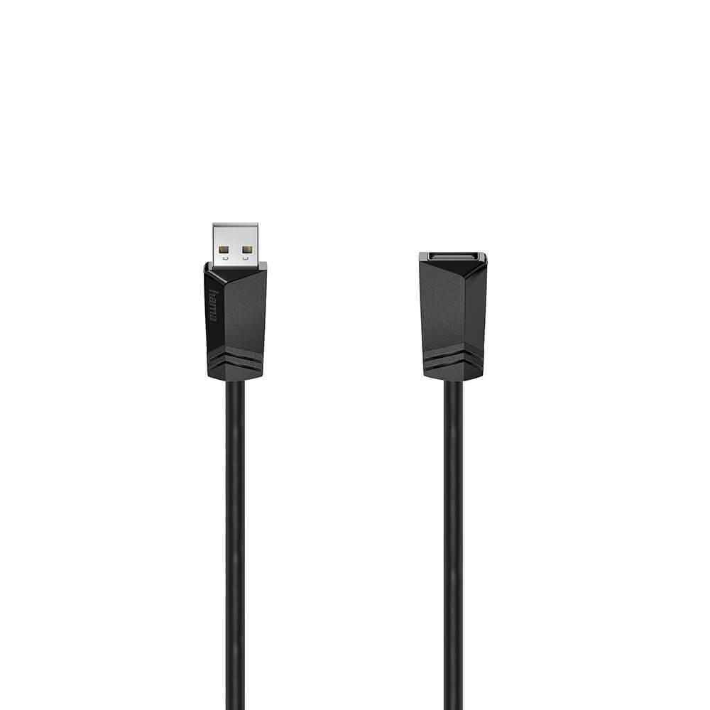 Hama Kabel USB 2.0 Förlängning 480 Mbit/s 5.0m - Svart | 3541 | AlltMobil