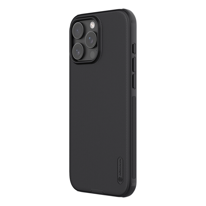Nillkin - Nillkin iPhone 16 Pro Max Mobilskal Super Frosted Shield Pro - Svart