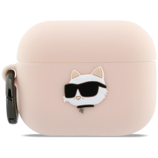 KARL LAGERFELD - Karl Lagerfeld AirPods Pro 3 Skal Silikon Chaupette Head 3D