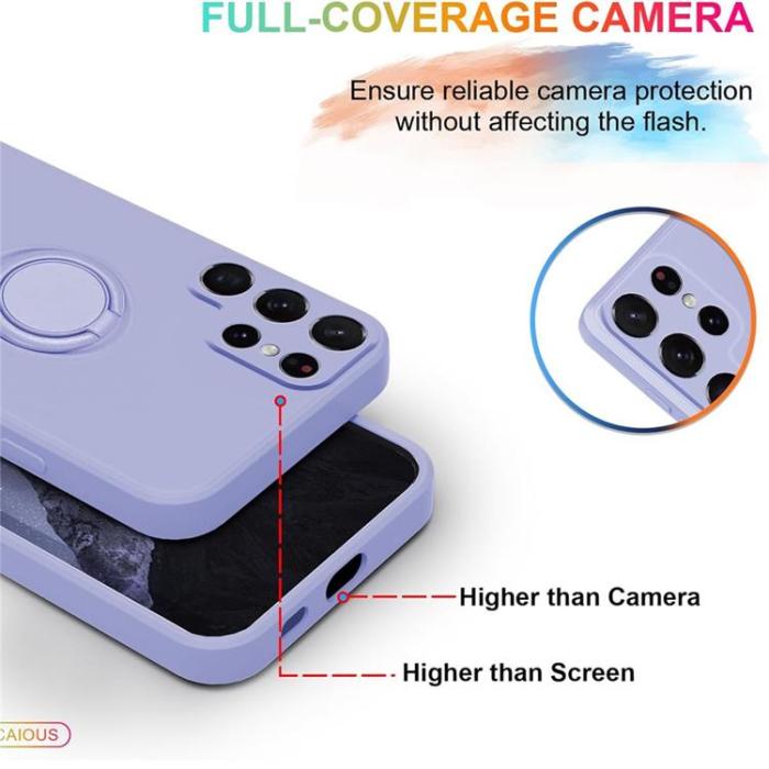 A-One Brand - Galaxy S25 Ultra Mobilskal Ring Kickstand med Rem