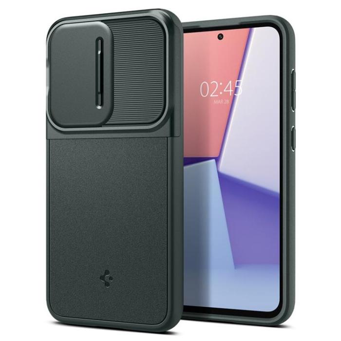 UTGATT - Spigen Galaxy S23 FE Mobilskal Optik Armor - Abyss Grön