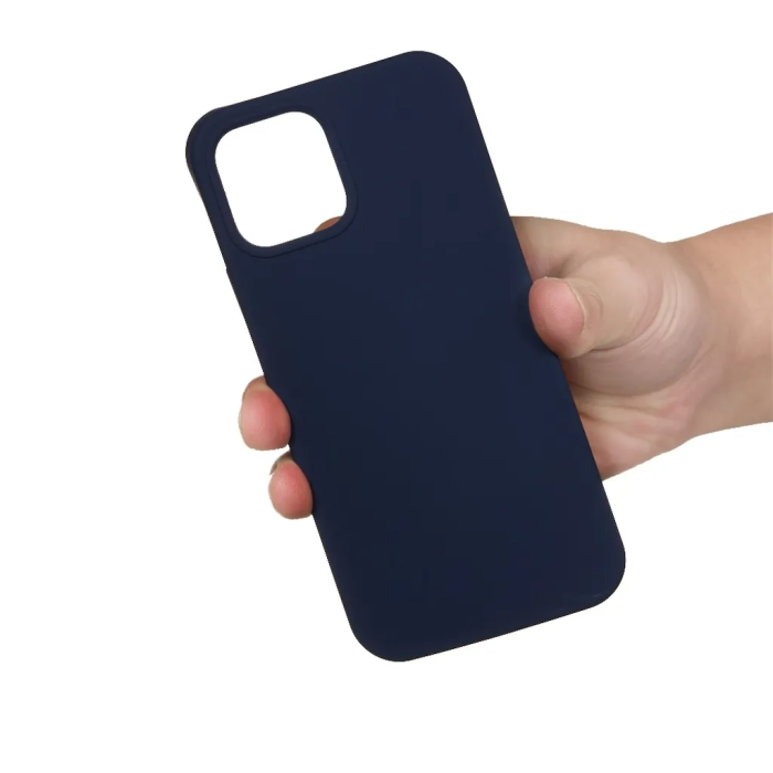 Taltech - iPhone 15 Plus Mobilskal Mjukt - Mörkblå