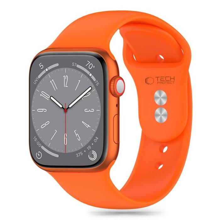 Tech-Protect - Tech-Protect Apple Watch (44/45/46/49mm) Armband Silikon - Orange