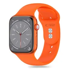 Tech-Protect - Tech-Protect Apple Watch (44/45/46/49mm) Armband Silikon - Orange