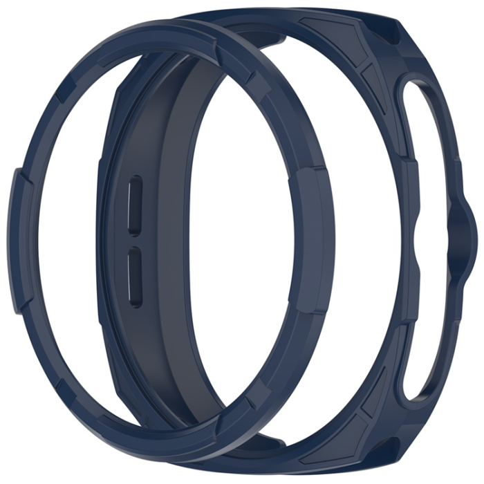 A-One Brand - Galaxy Watch 8 Classic (46mm) Skal Hollow Design - Midnattsblå