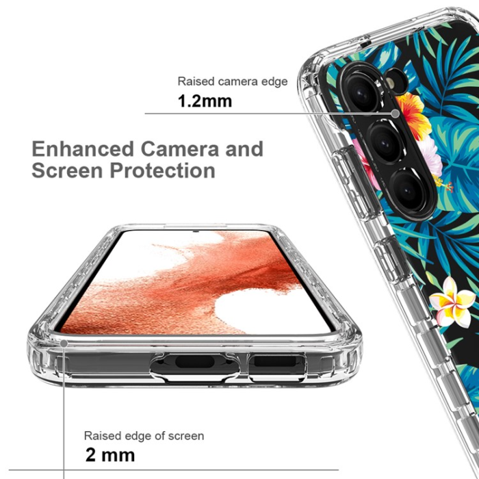 OEM - Galaxy S23 Skal Pattern Printing - Plantain Leaf