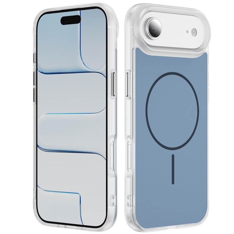 iPhone Air Mobilskal MagSafe Skin Touch TPU PC - Blå (Himmelsblå) | 2353 | AlltMobil