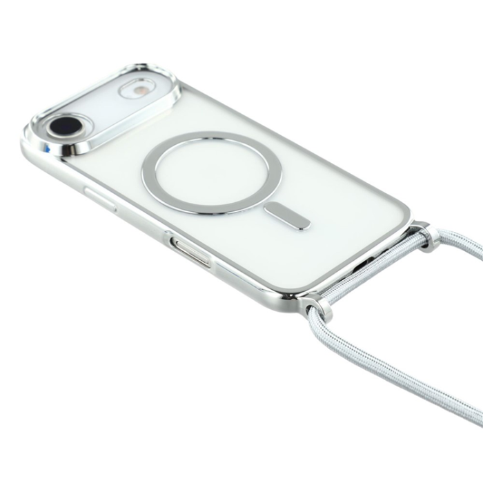 A-One Brand - iPhone Air Mobilskal MagSafe Electroplating Edge TPU - Silver