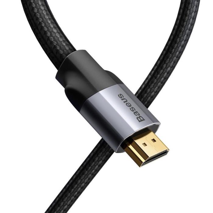 BASEUS - Baseus Enjoyment HDMI Kabel 0.75 m - Mörkgrå