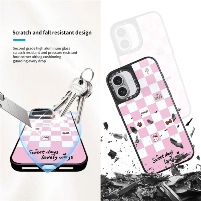 A-One Brand - Mobilskal till iPhone 16 Plus MagSafe Aluminium Silikon