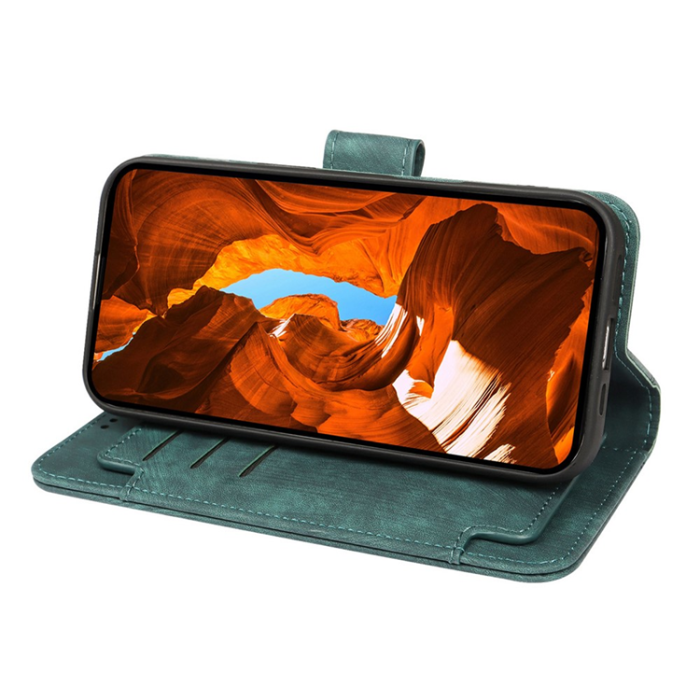 A-One Brand - OnePlus 15 5G Plånboksfodral Line Pattern Läder