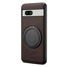 DENIOR - DENIOR Google Pixel 7a Magnetiskt Fodral Konstl&auml;der - Brun