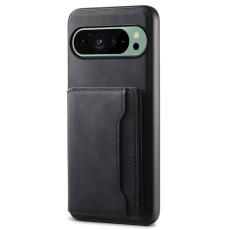 DENIOR - DENIOR D13 Google Pixel 9/9 Pro Fodral Konstl&auml;der Svart