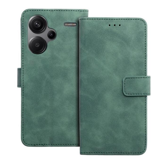 OEM - Xiaomi Redmi Note 13 Pro Plus Plånboksfodral Tender - Grön