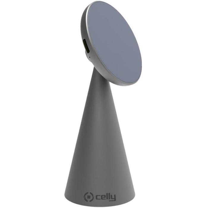 Celly - CELLY MAGSTAND 3-i-1 MagSafe Bilhållare Laddställ Trådlös 15W