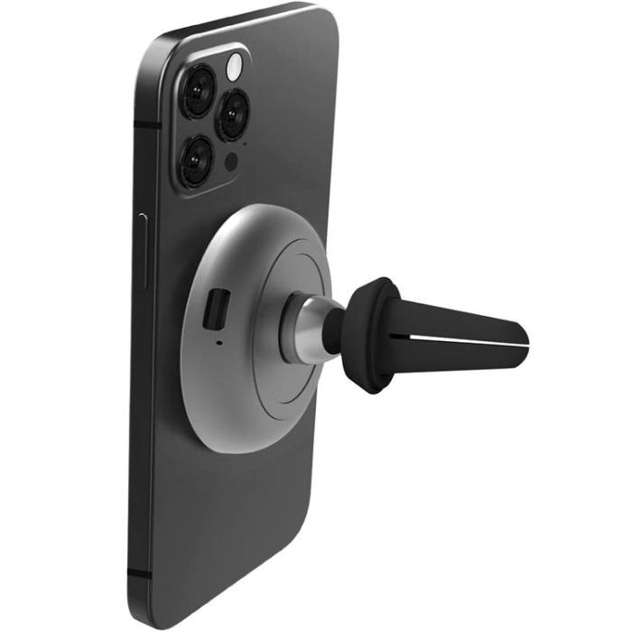 Celly - CELLY MAGSTAND 3-i-1 MagSafe Bilhållare Laddställ Trådlös 15W