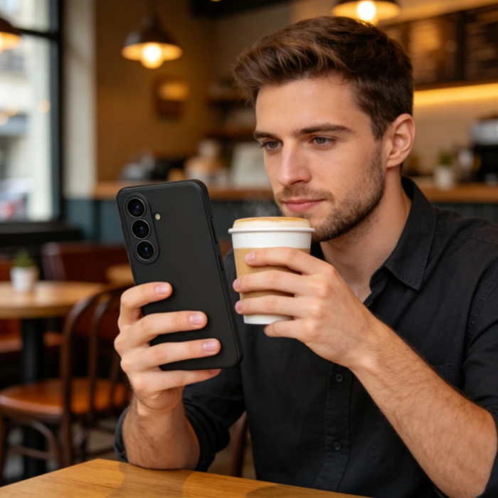 Tech-Protect - Tech-Protect Mobilskal För Galaxy S26 Magsafe Silikon - Svart